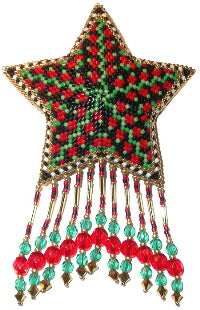 Holiday Vine Fringed Star