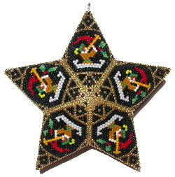 12 Days: Eleven Pipers Piping Peyote Star