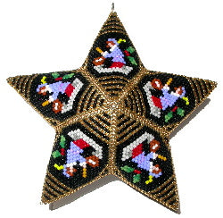 12 Days: Twelve Drummers Drumming Peyote Star + corrected page #1