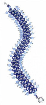 B10SP Netting Bicone Bracelet