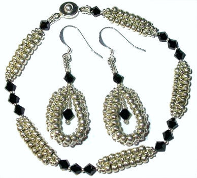 B13FB Cobra Links Bracelet & Earrings