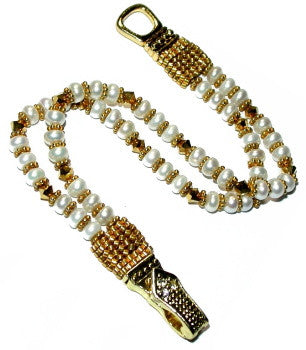 BPC19 Herringbone Endcaps Bracelet