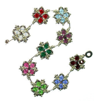 BPC19 Birthstone Bicone Tiles Bracelet
