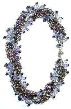 BPC22 Fire Polish Spiral Bracelet