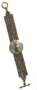 B Bugle Peyote cuff