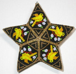 12 Days: Four Calling Birds peyote star