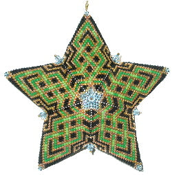 2020 4 C. March Celtic Knot Birthstone Star