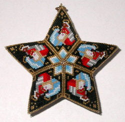 Nativity 3-D Peyote Star