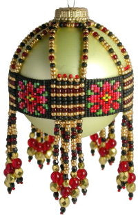 LO Poinsettia Loom Ornament