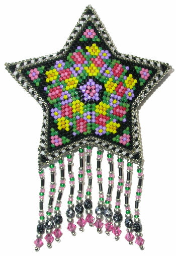 April 22 Spring Tulip Wreath Fringed Star