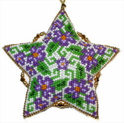 2 FM 2021 Violet Star- February Flower of the Month Star