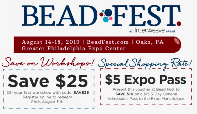 Discount coupons for BeadFest!