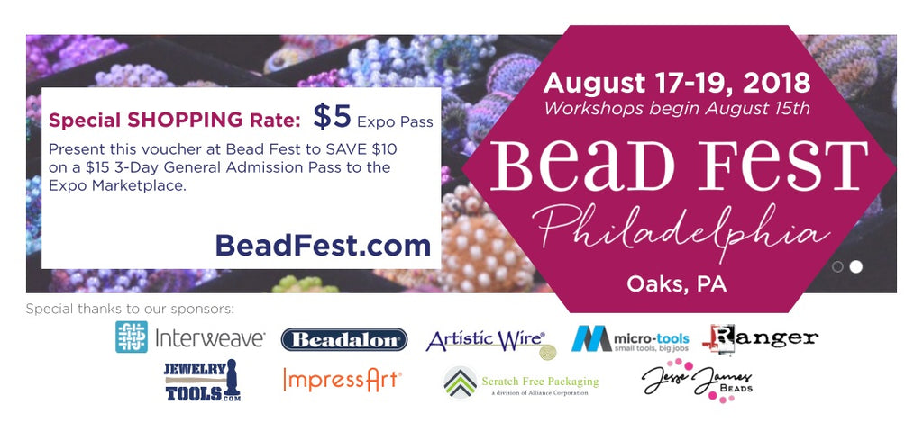 Bead Fest Coupon – Deb Moffett-Hall Patterns, Tools, & Supplies