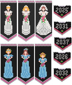 Bridal Party Peyote Panels