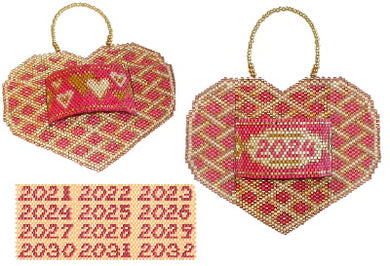 2024 February 3-D Ornament: Celebrations of the Heart