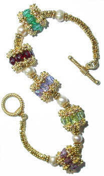 BPC7 Birthstone Beaded Beads Bracelet