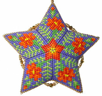 10 FM Marigold Star - October Flower of the Month Star